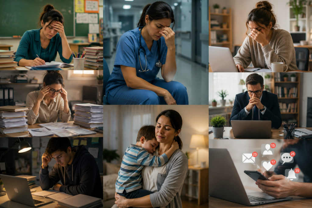 Burnout: quando o cansaço se torna vazio emocional Burnout: quando o cansaço se torna vazio emocional